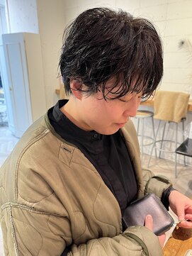 エル(EL by green) (akiko)ショートヘア×くせ毛風パーマ