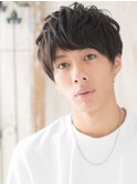 ニュアンスパーマでアレンジ効くマニッシュショートW南越谷