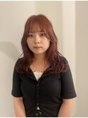 暖色/ワインレッド/レイヤー