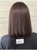 ココアブラウン/ブラウンカラー/ボブ/韓国