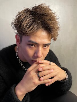 フィフス 名駅(fifth) 無造作パーマ×アップバングショートスタイル