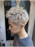 スパイキーショート/金髪