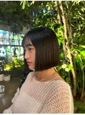 切りっぱなしボブ　20代/30代/40代