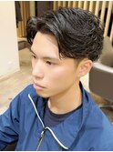 【Hale】ダークアッシュ/ニュアンスパーマNo1415韓国マッシュ