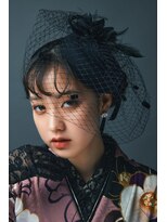 アオ(AO。)&nbsp;結婚式ヘア/結婚式参列ヘア/袴ヘア/袴/水引きヘア/元町