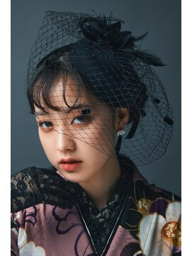 アオ(AO。) 結婚式ヘア/結婚式参列ヘア/袴ヘア/袴/水引きヘア/元町