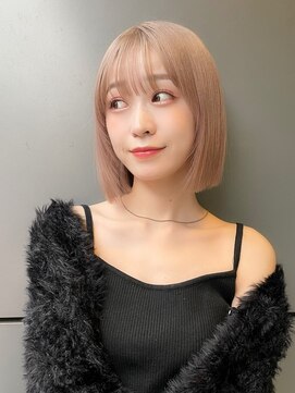 トルネード(TORNADO) 切りっぱなしボブ 美髪似合わせカット くびれボブ M1128