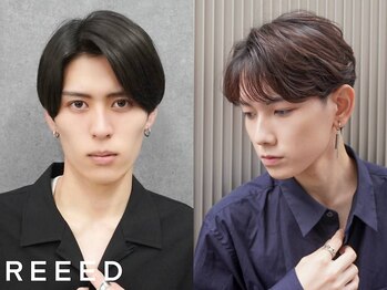 リード(REEED)の写真/流行のセンターパートのキーは【REEED独自のRストレート】にアリ。ボリュームも扱いやすさも◎