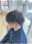 【メンズカット×パーマ】波巻きパーマ
