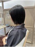 切りっぱなしボブ