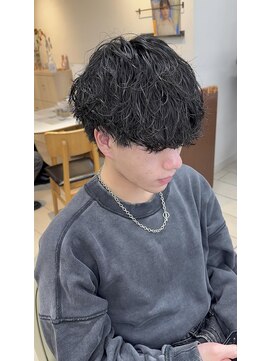 キャンバス バイ ネオリーブ 横浜西口(Canvas by neo.) 横浜★マッシュのツイストスパイラルパーマ