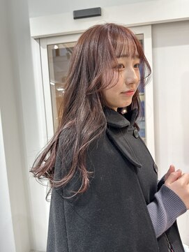 オーリーエトワ 御器所(oorry.etwa) ピンクブラウン髪質改善水素トリートメントレイヤーカット３０代