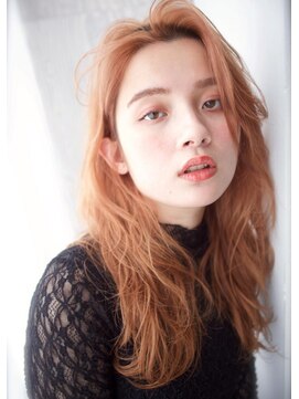 グランアージュ ネオ 船橋北口店(grandage neo) 顔まわりレイヤー/かきあげ前髪/韓国レイヤー/オレンジブラウン