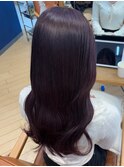 "ピンクカラー" 透明感ブリーチなしピンク