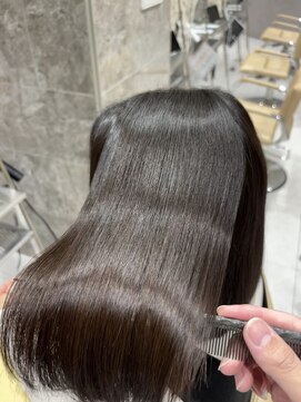 アッドバイケンジ(Add.. by KENJE) 縮毛矯正 ボブストレート 【戸塚/髪質改善】