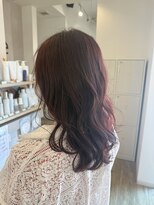 ジュエ ヘアー デザイン(Jue hair design)&nbsp;ピンクラベンダーカラー/イルミナカラー/ワンカラー/30代/知立