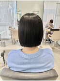 くびれヘア縮毛矯正アプリコットオレンジ夏ハイライト《用賀》