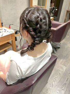 アフィナー(Afinar) 【横浜/横浜駅】編み込みアレンジ/推し活ヘアで可愛く