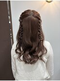 【votan sanae】ツインアレンジ/liveヘアメ/ヘアアレンジ