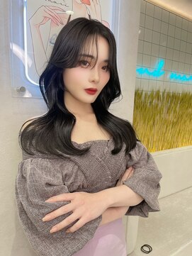 ロンドウル 熊本(Lond ulu) 暗めカラー/レイヤーカット/髪質改善/縮毛矯正/韓国ヘア