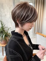 ディモアンド 表参道(Dimo&)&nbsp;カット/ホワイトグレージュ/レイヤーカット/チェリーブラウン