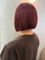 エフ ヘアーアンドリラクゼーション(F. hair & relaxation)&nbsp;ミニボブ11/8デザインカラー