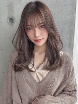 アンドレイ 表参道(andrey) 着物ヘア/ダークアッシュ/ミディアムレイヤーカット/表参道