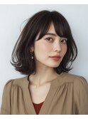大人可愛いフェミニティロブ/ダークブラウン30代40代50代