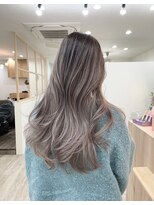 トキ(TOKI) バレイヤージュ×シルバー