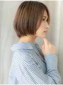 モカブラウンブリーチなしナチュラルショート320Z浦和30代40代