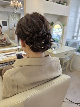 ヘアーズ 本店(HAIRZ) 《HAIRZ》平田☆ふわふわシニヨン浴衣姿