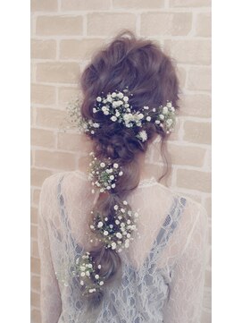 ヘアセット専門店 ナゴミ 池袋店(nagomi) 花嫁向けポコポコダウンスタイル