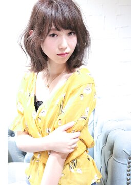 ホラン(HoLan) 【HoLan】ほつれカールxミルクティーカラーxラフカール