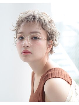 リンダバイネオリーブ 白楽店(Linda by neolive) ミルキーベージュのくせ毛風パーマ