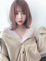 ラカーロ(La CARO) La CARO クリーミーベージュ×外ハネロブby荒川