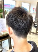 メンズツーブロックマッシュスタイル