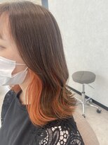 スイ(sui)&nbsp;インナーカラー　コーラルオレンジ