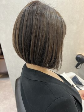 フルール(Fleur) 恵比寿 大人韓国風 前下がりボブ ボブ 前髪カット