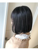 【Le'a】前下がりボブ×アッシュブラック