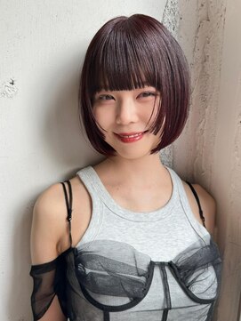 アルテペロ(arte pelo) レイヤーボブ/チェリーレッド