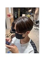 グラスバイネオリーブ 大倉山駅前店(grace by neolive)&nbsp;MEN'SHAIR/アップバング/ハイライト/束感ショート/波巻き