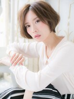 モッズ ヘア 福岡姪浜店(mod's hair) mod's姪浜/シルキーベージュ小顔ヘルシースタイルくせ毛風ボブg