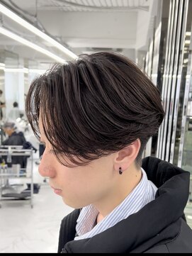 メンズヘアセンス 渋谷(MEN'S HAIR SENSE) カルマパーマ/アッシュブラック／マッシュパーマ/ハイライト渋谷