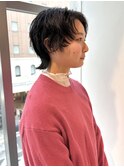 マッシュウルフ ショートレイヤー パーマ