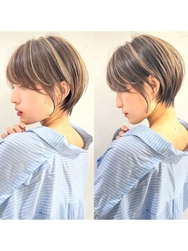 アンド ストーリーズ(&STORIES) ショートボブ髪型20代30代前髪あり前髪なし面長丸顔【荒牧】AY