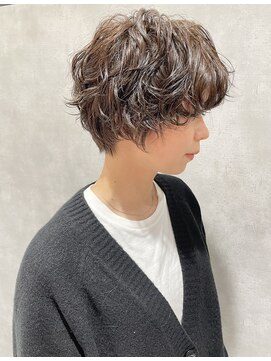クーナバイトマト 横浜(Cuna by TOMTO) 【HOSSY】マッシュパーマ_ショートパーマ☆ショートボブ