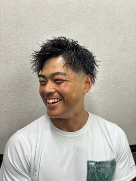髪屋 メンズ【モテる＋垢抜け感溢れる】ツイストパーマスタイル☆