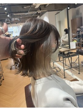 ラボヌールヘアーリアン 川越店(La Bonheur hair Lien) 【Lien 風呂田】インナーカラー×ホワイトベージュ♪