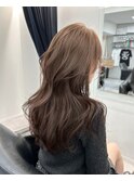 大人上品なレイヤーカット/モカベージュカラー