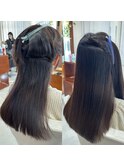 美髪ストレート